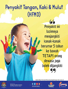 HFMD - Kanak-kanak dan Dewasa